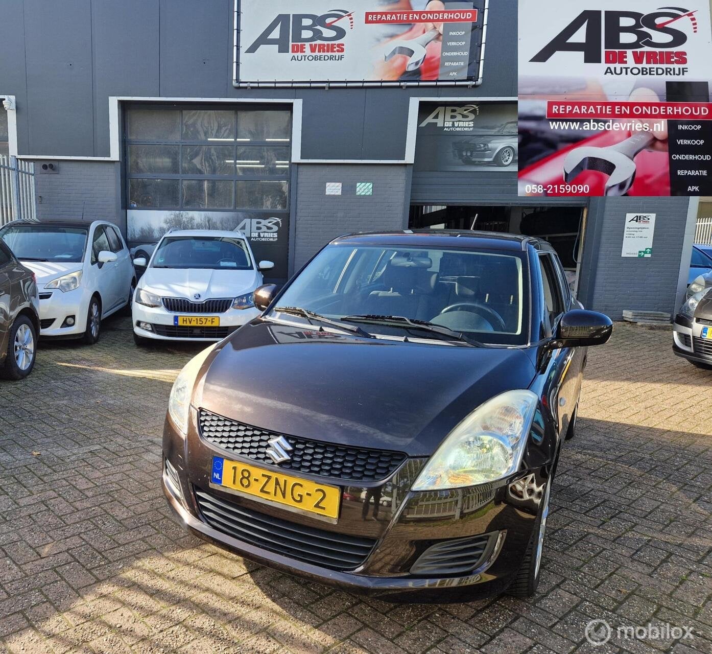 Suzuki Swift 1.2 Bandit EASSS AIRCO CR CONTR APK OKT 2027, Auto's, Voorwielaandrijving, Gebruikt, 4 cilinders, Bruin