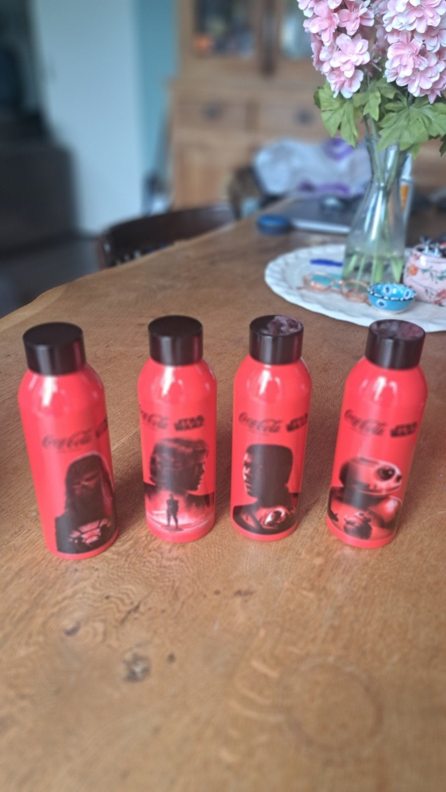 Star Wars Coca-Cola Burger King Aluminium Flessen (4x), Verzamelen, Star Wars, Ophalen of Verzenden, Nieuw, Gebruiksvoorwerp
