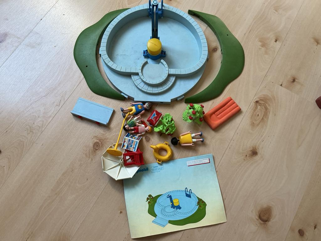 Playmobil - zwembad - nummer 3205, Ophalen of Verzenden, Gebruikt