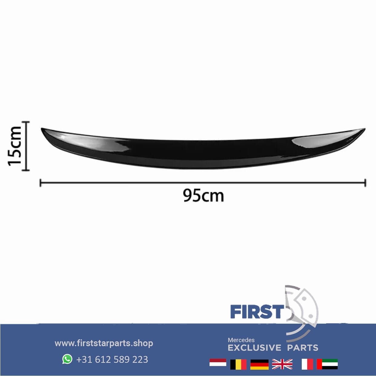W177 A35 AMG DAK SPOILER Mercedes A Klasse 2018-2023 35 AMG, Auto-onderdelen, Gebruikt, Ophalen of Verzenden, Achter, -