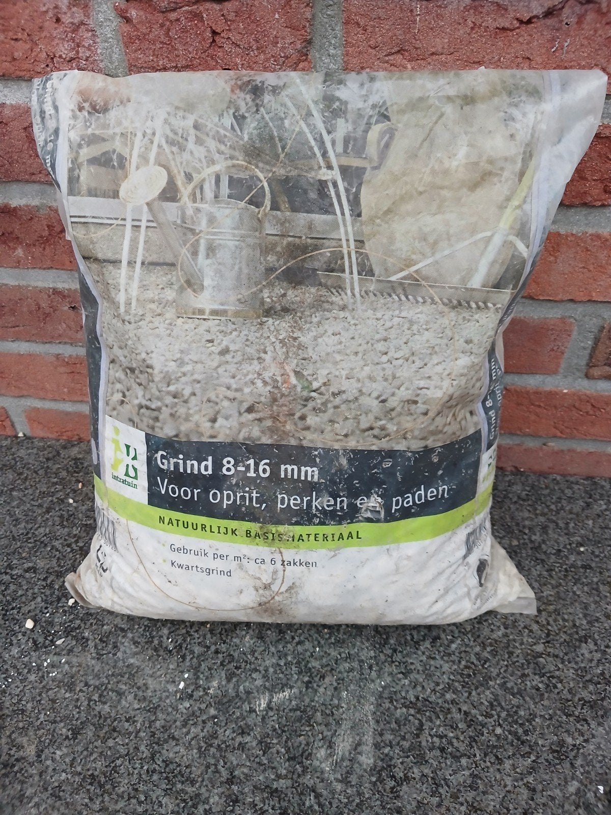 9 kg kwartsgrind, Ophalen, Zo goed als nieuw, Grind