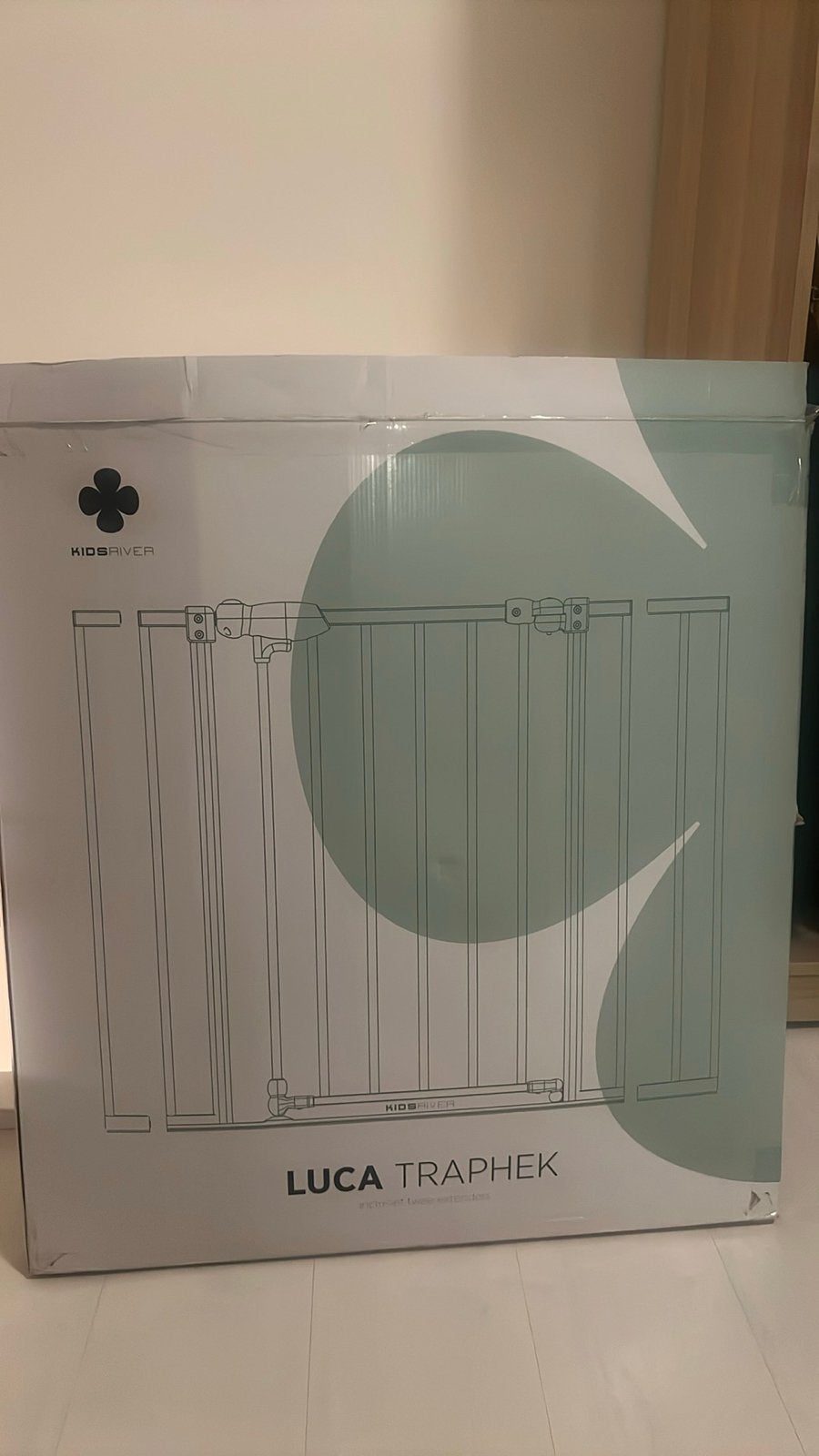 Kidsriver Luca Traphek Zwart (75-102 cm) - Nieuw in doos, Kinderen en Baby's, Ophalen, Nieuw, 100 tot 115 cm, Klemhekje