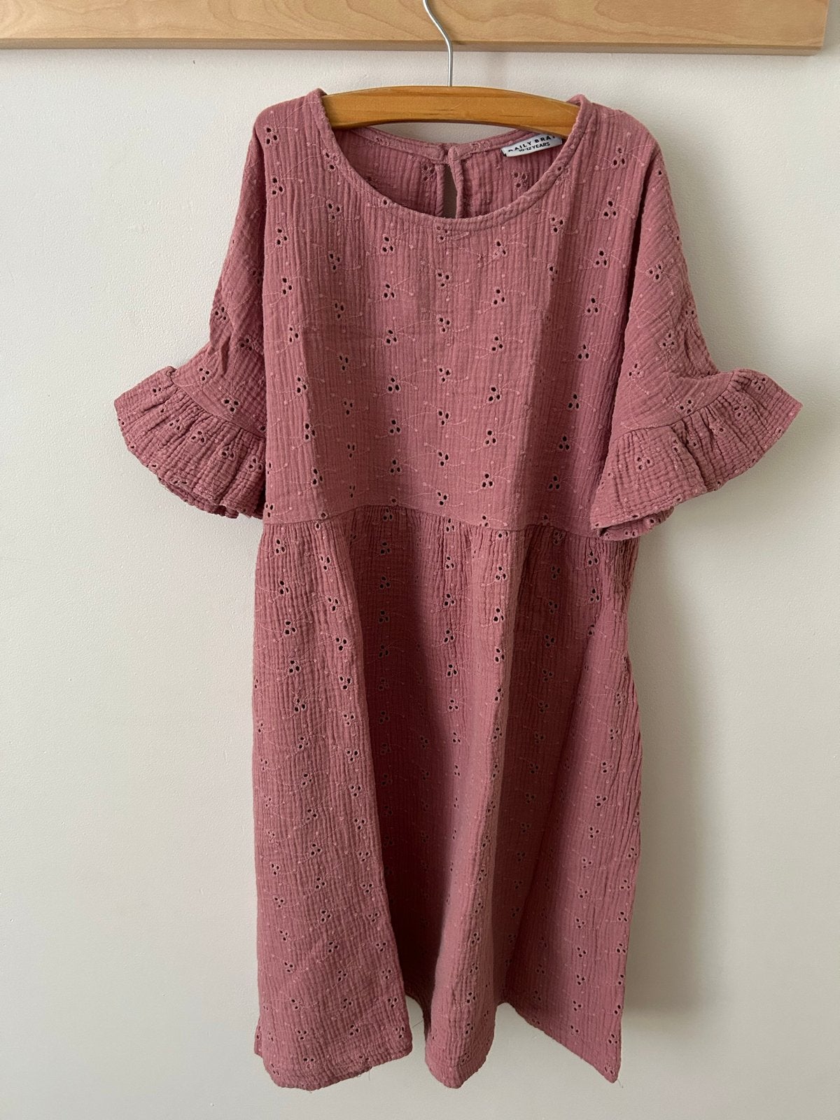 Daily Brat Jurk Roze Maat 10-12 jaar, Ophalen of Verzenden, Zo goed als nieuw, Knielengte, Roze