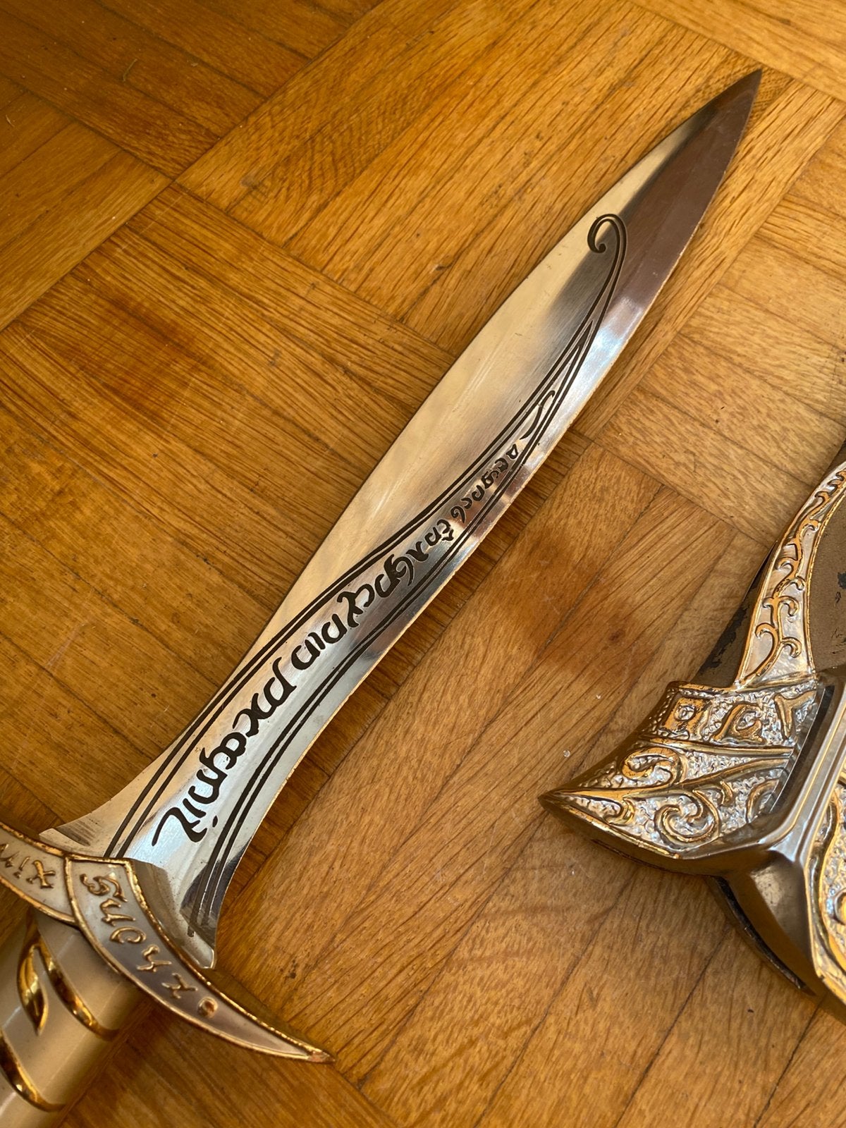 Zwaar metalen zwaard Sting met schede uit The Hobbit, Ophalen of Verzenden
