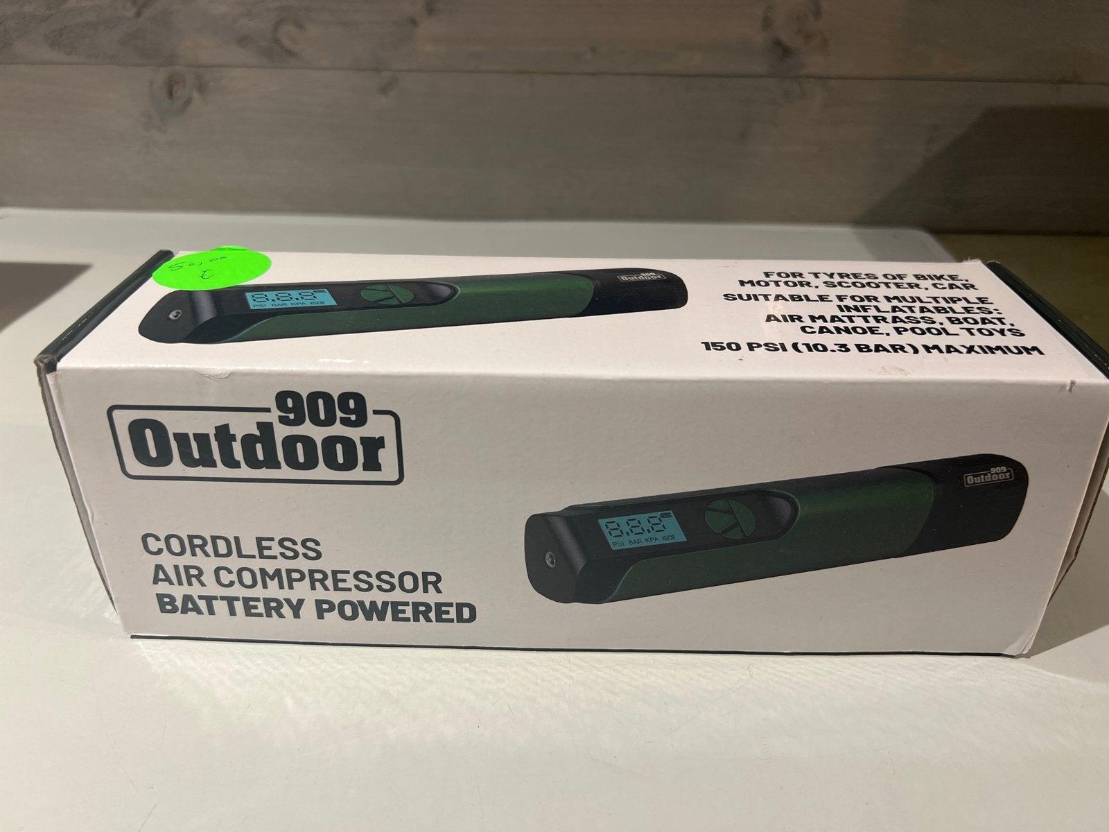 909 Outdoor Draadloze Luchtcompressor - Batterij Aangedreven, Ophalen of Verzenden, N, N, N