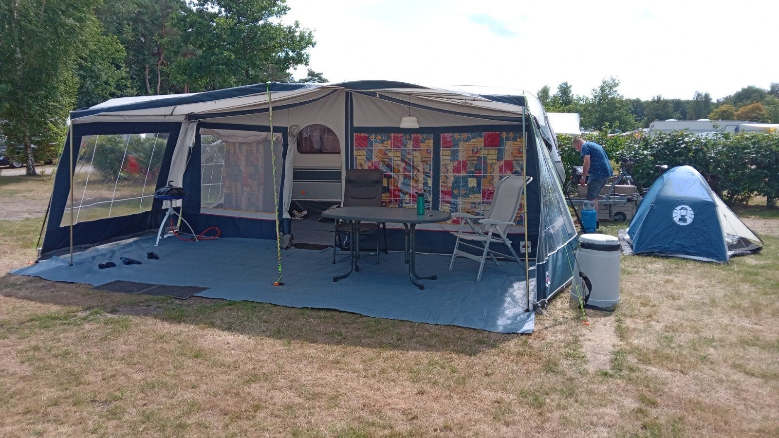Fendt Caravan 1993 met voortent en luifel, Particulier