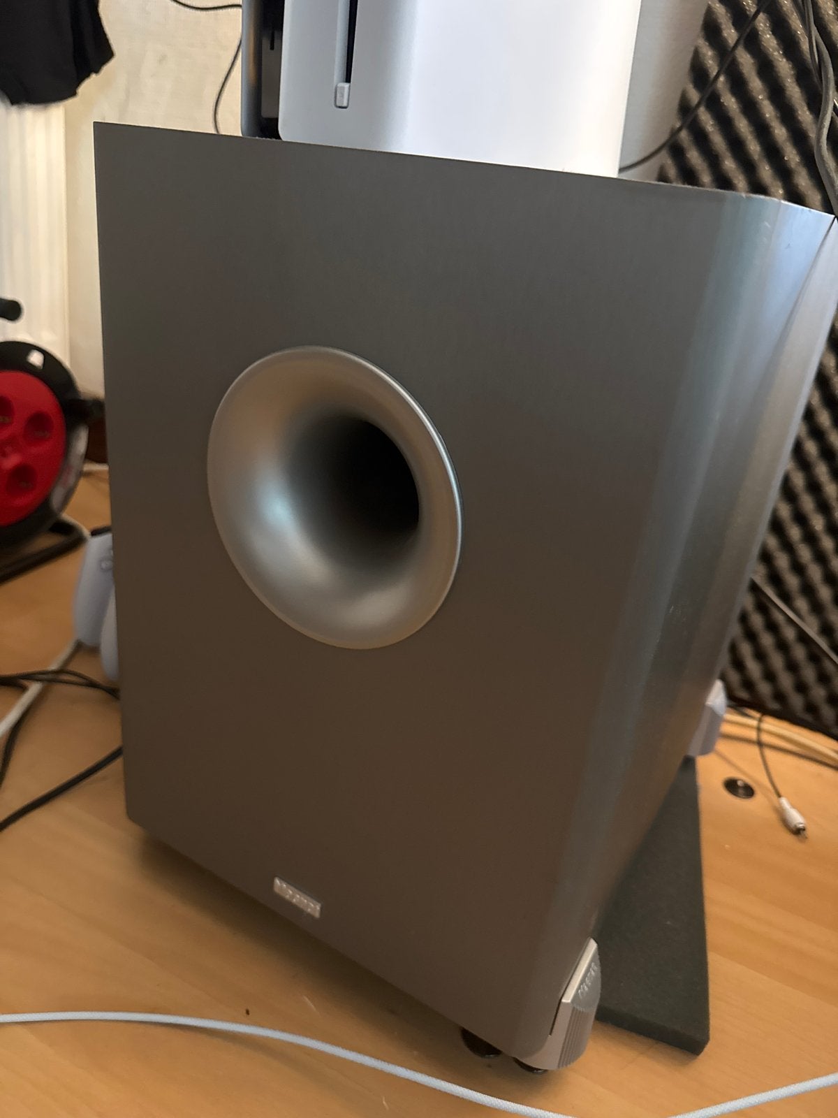 Actieve Magnat Subwoofer - Krachtige Bas voor Thuisbioscoop, Audio, Tv en Foto, Luidsprekers, Ophalen, Gebruikt, Subwoofer, Magnat