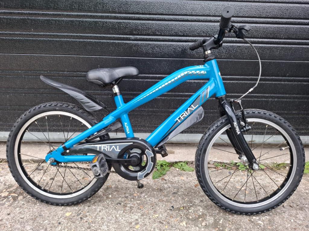 Alpina trail 18 inch jongensfiets, Fietsen en Brommers, Fietsen | Kinderfietsjes, Terugtraprem, 16 tot 20 inch, Niet ingevuld