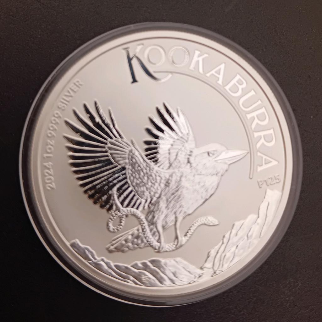 Kookaburra 2024 1 Oz Zilver 999.9, Ophalen of Verzenden, Zilver