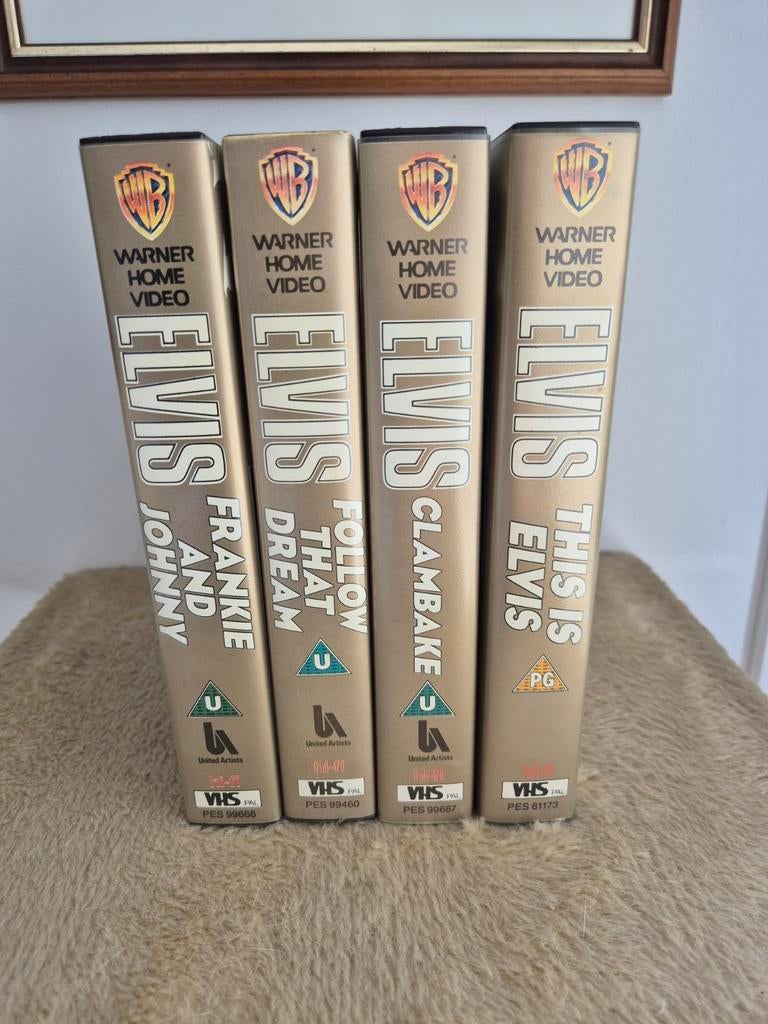 Elvis Presley Collectie Hi Fi VHS - Gold Collection 1988, Cd's en Dvd's, Alle leeftijden, Ophalen of Verzenden, Gebruikt, Komedie