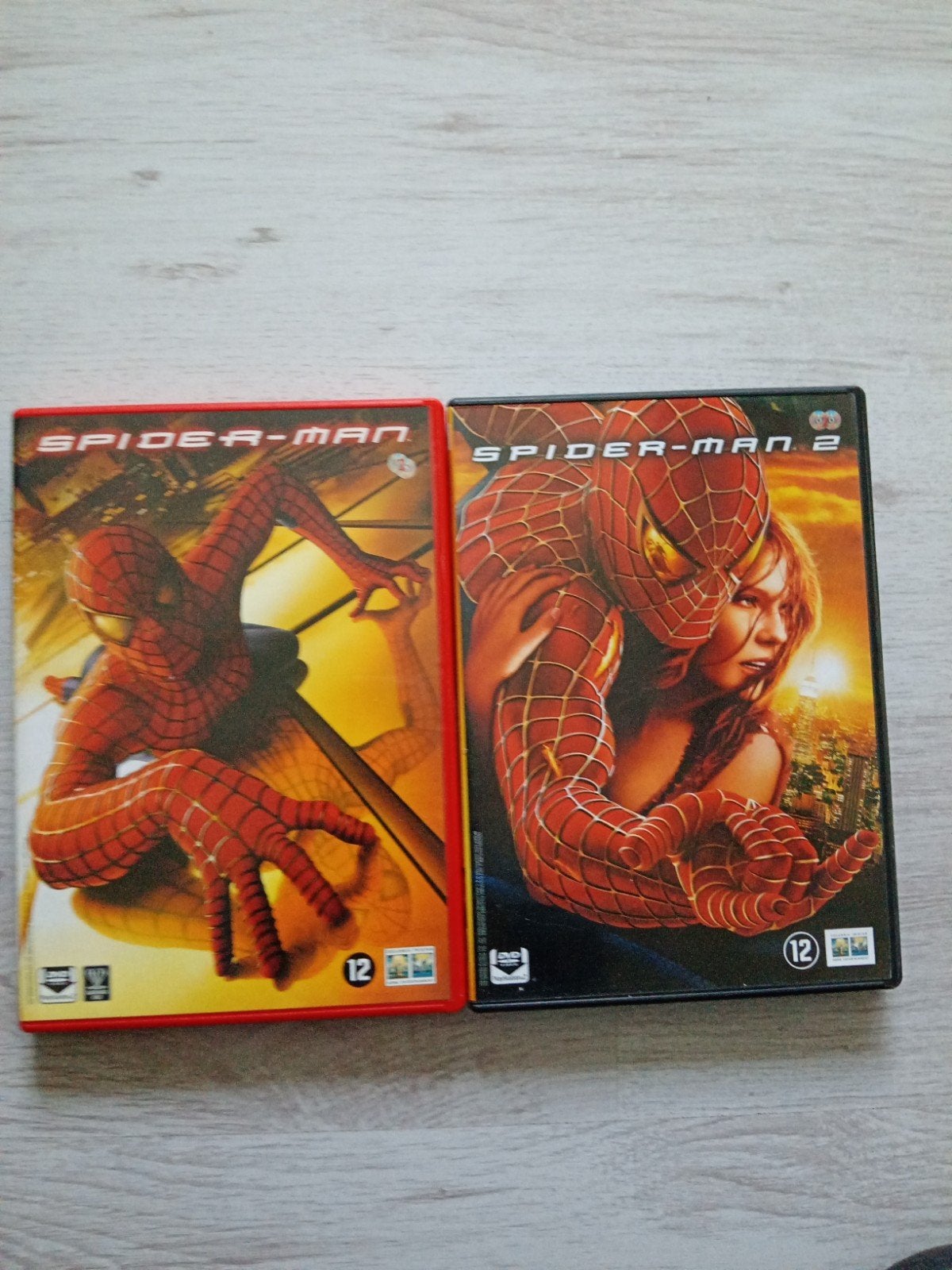 Spider-Man 1 & 2 DVD set, Cd's en Dvd's, Ophalen, Gebruikt, Actie, Vanaf 12 jaar