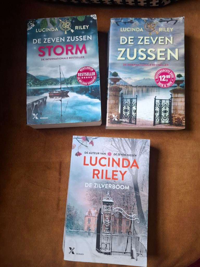 Lucinda Riley Boeken: De Zeven Zussen Storm & De Zilverboom, Ophalen of Verzenden, Gelezen, Lucinda Riley, Europa overig