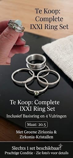 ixxi ring, Sieraden, Tassen en Uiterlijk, Piercings, Ophalen of Verzenden, Zo goed als nieuw, Staal