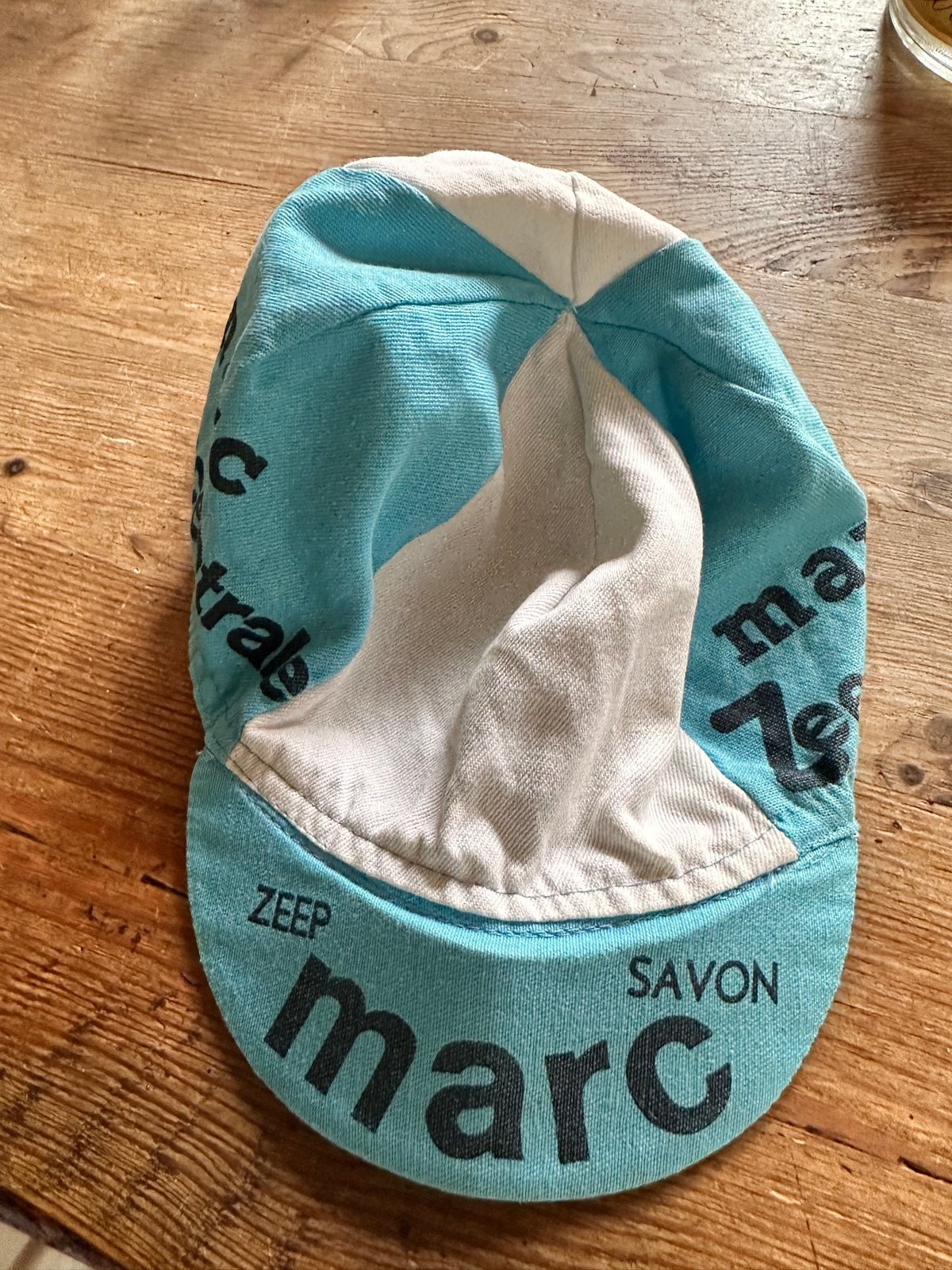 Vintage Marc Zeep Wielrenpetje Jaren '70/'80, Ophalen of Verzenden, Gebruikt, Helm