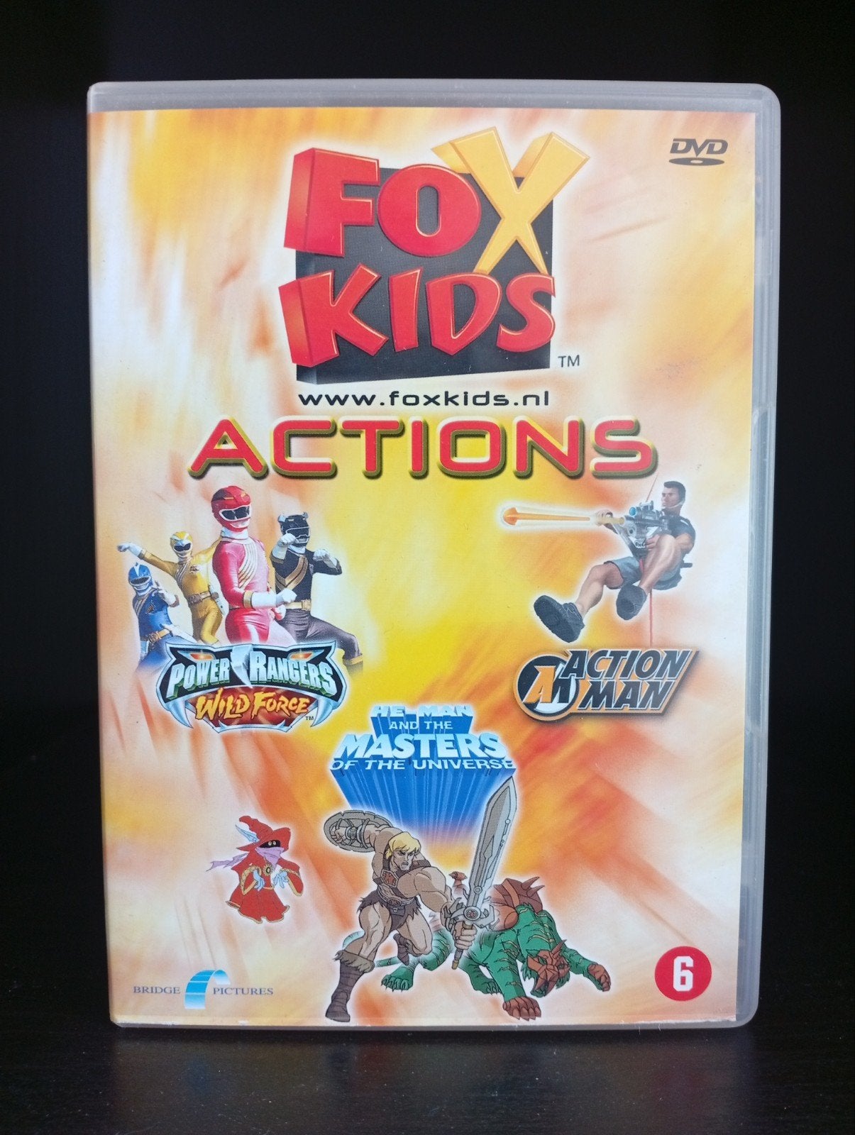 Fox Kids Actions DVD: Power Rangers, He-Man, Action Man, Avontuur, Nederlands, Tv-serie, Ophalen of Verzenden