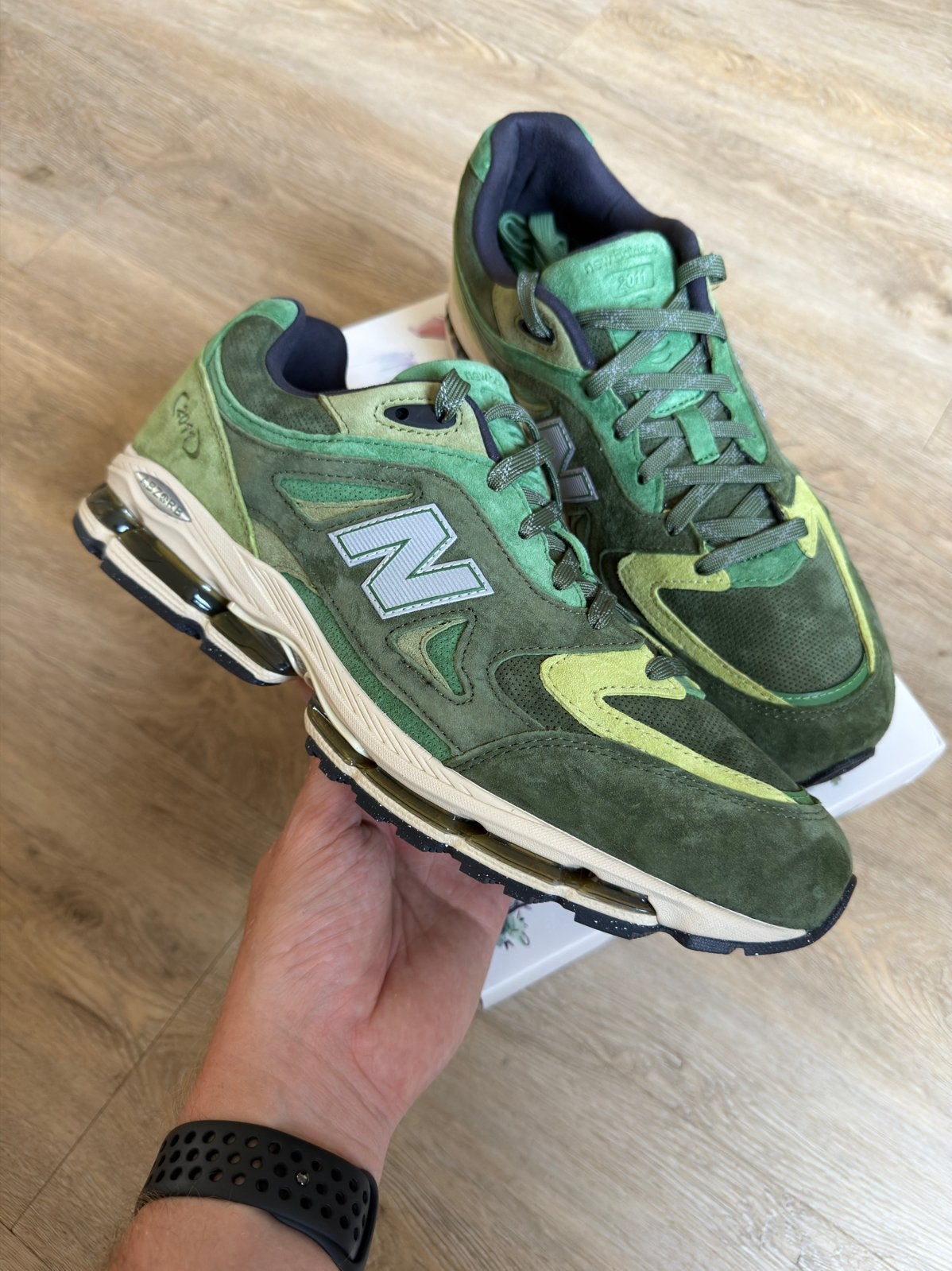 New Balance X Kith 2011 Leaf Green - Maat 47,5, Overige kleuren, Nieuw, Ophalen of Verzenden, Sneakers of Gympen