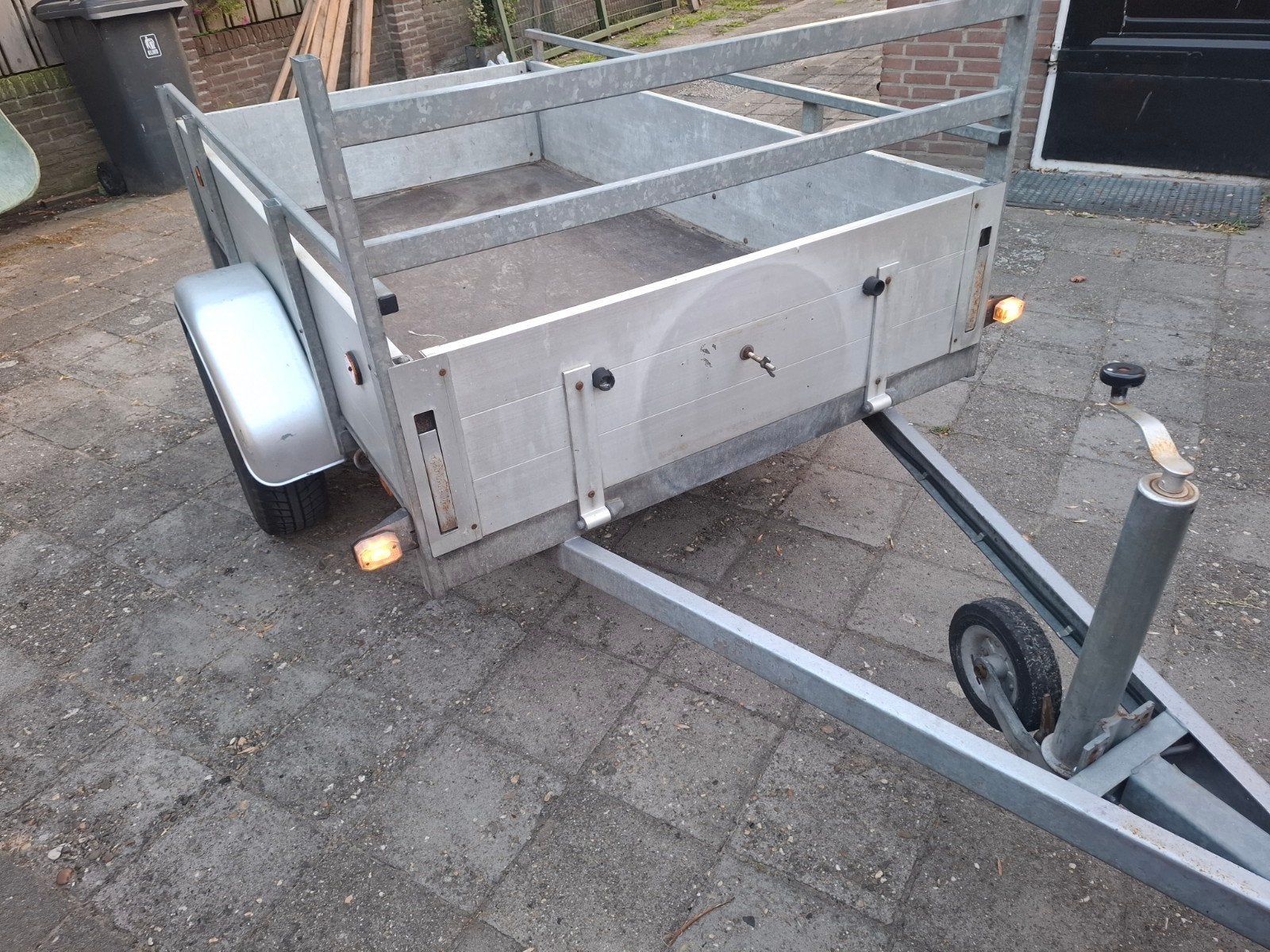 Anssems enkelasser 750 kg zonder kenteken, Auto diversen, Aanhangers en Bagagewagens, Ophalen, Zo goed als nieuw
