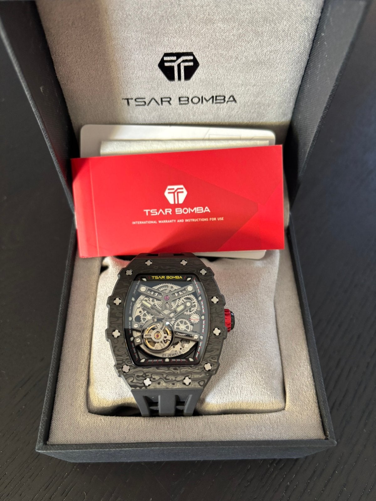 TSAR BOMBA RM horloge, Overige merken, Staal, Verzenden, Polshorloge