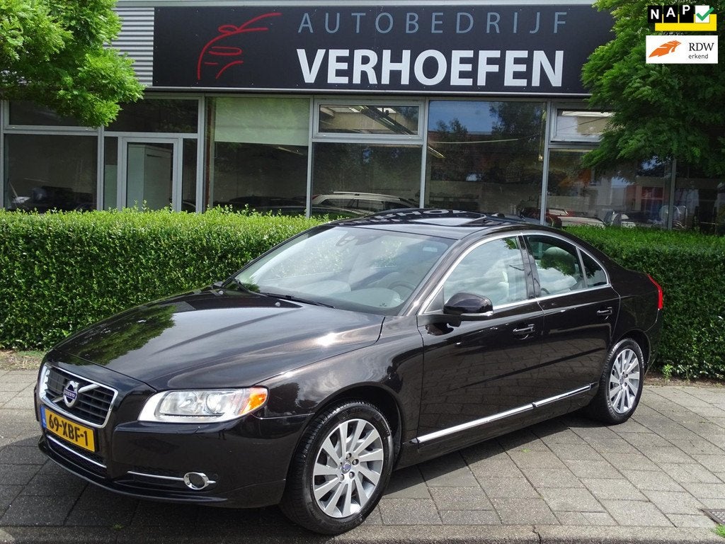 Volvo S80 2.0 T5 Limited Edition - AUTOMAAT - PANORAMADAK -, Euro 5, 4 cilinders, Zwart, Lichtsensor