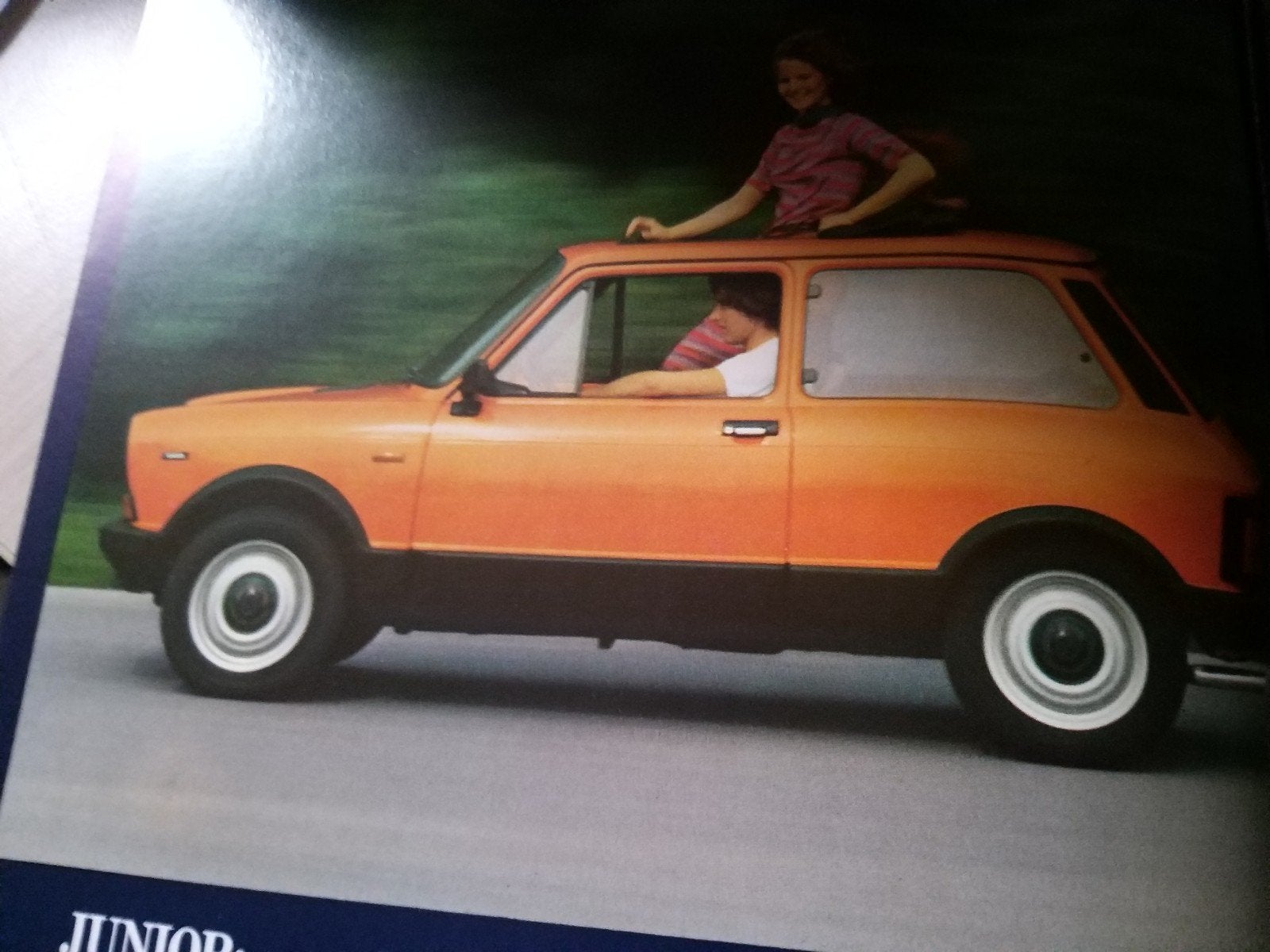 Jaren 80 Autobianchi A112 óók de Abarth Nederlandse folder, Ophalen of Verzenden, Zo goed als nieuw, Overige merken
