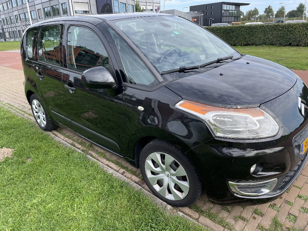 Citroën C3 Picasso 1.4 VTI 2010 Zwart, Auto's, Voorwielaandrijving, 15 km/l, Zwart, Origineel Nederlands