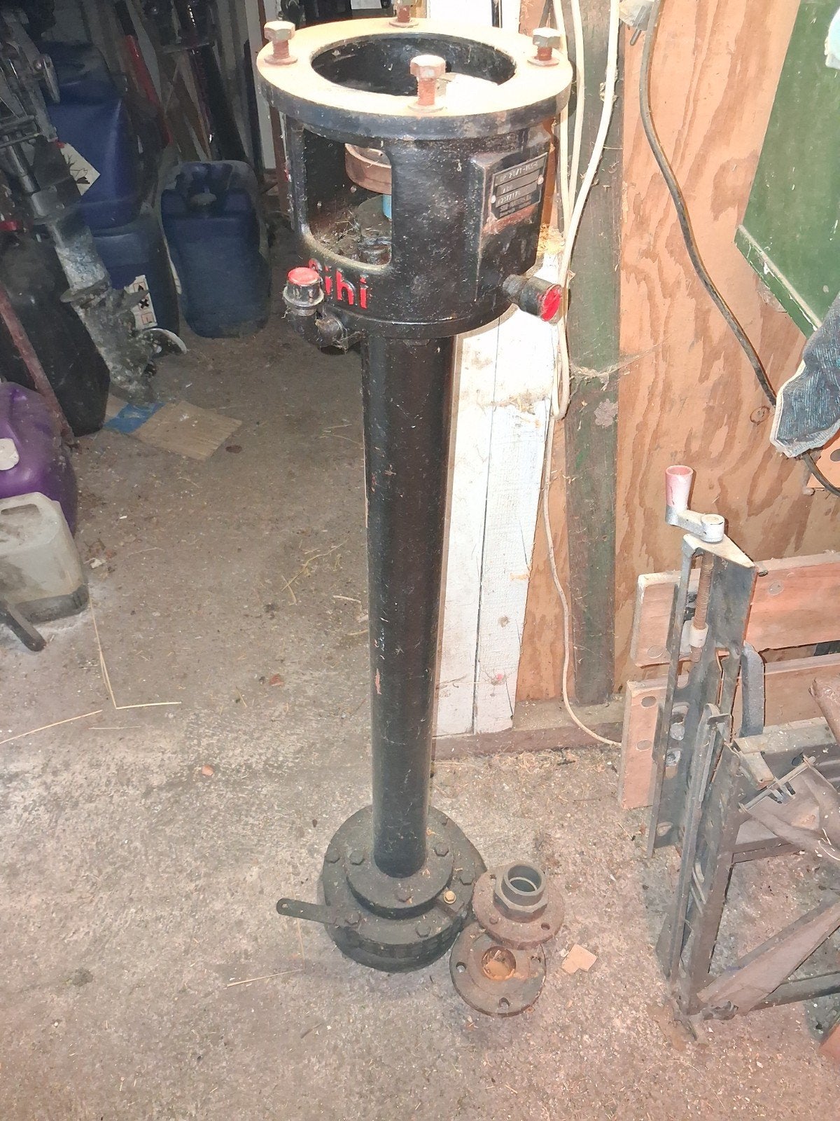 Dompelpomp beregeningspomp met 3-fase motor (230V mogelijk), Ophalen