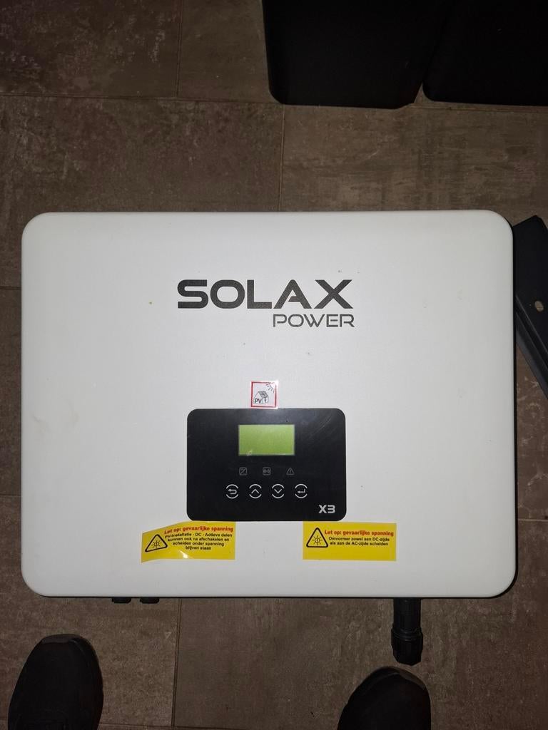 1 jaar oude Solax omvormer X3-8-0-TD, Ophalen of Verzenden, Zo goed als nieuw, Overige typen