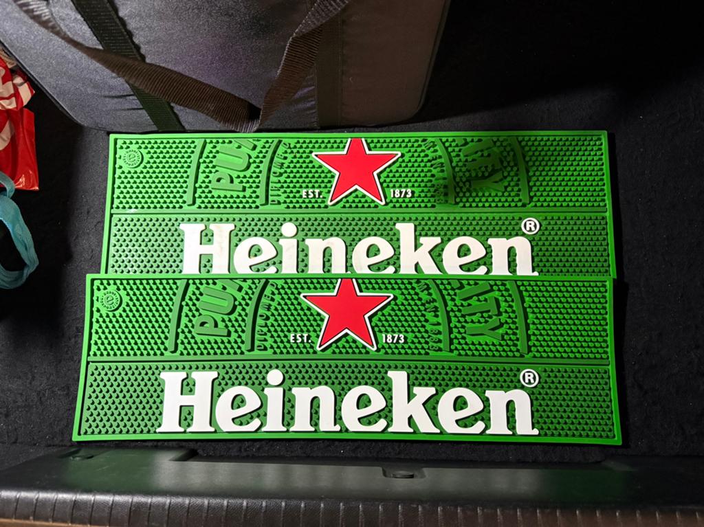 2x Heineken Barmatten, Ophalen of Verzenden, Nieuw