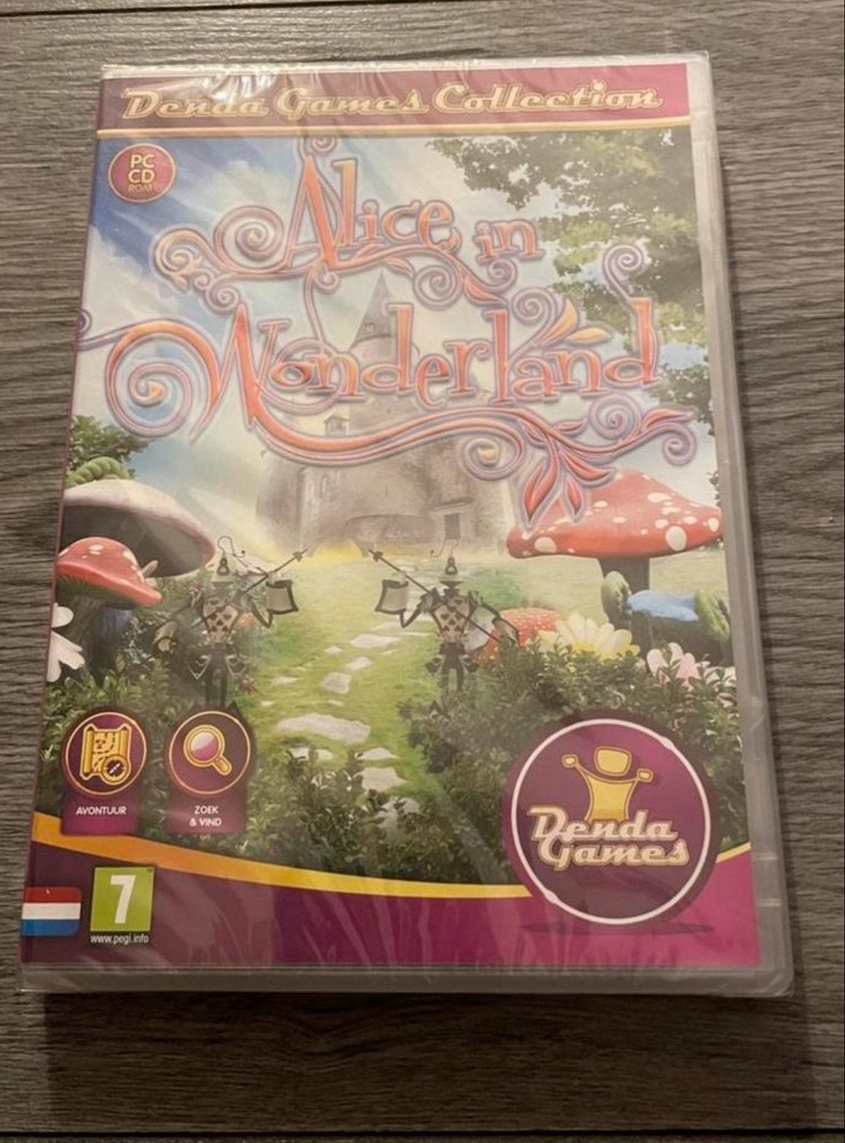 Alice in Wonderland PC CD-ROM - Denda Games Collection, 1 speler, Nieuw, Vanaf 7 jaar, Ophalen
