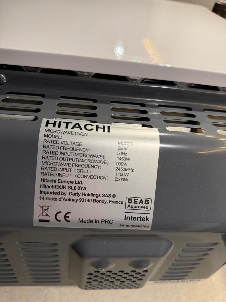 Bijna nieuwe Hitachi Combimagnetron met Oven Functie., Witgoed en Apparatuur, Magnetrons, Ophalen of Verzenden, Zo goed als nieuw