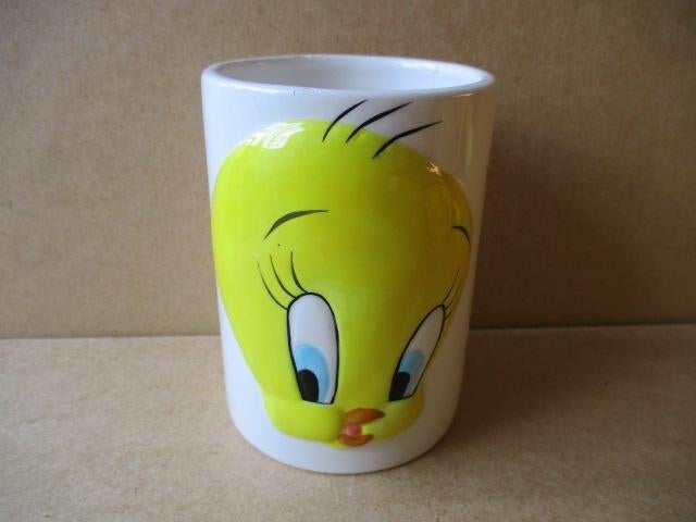 adv10500 tweety beker 3, Ophalen, Looney Tunes, Gebruikt, Overige typen