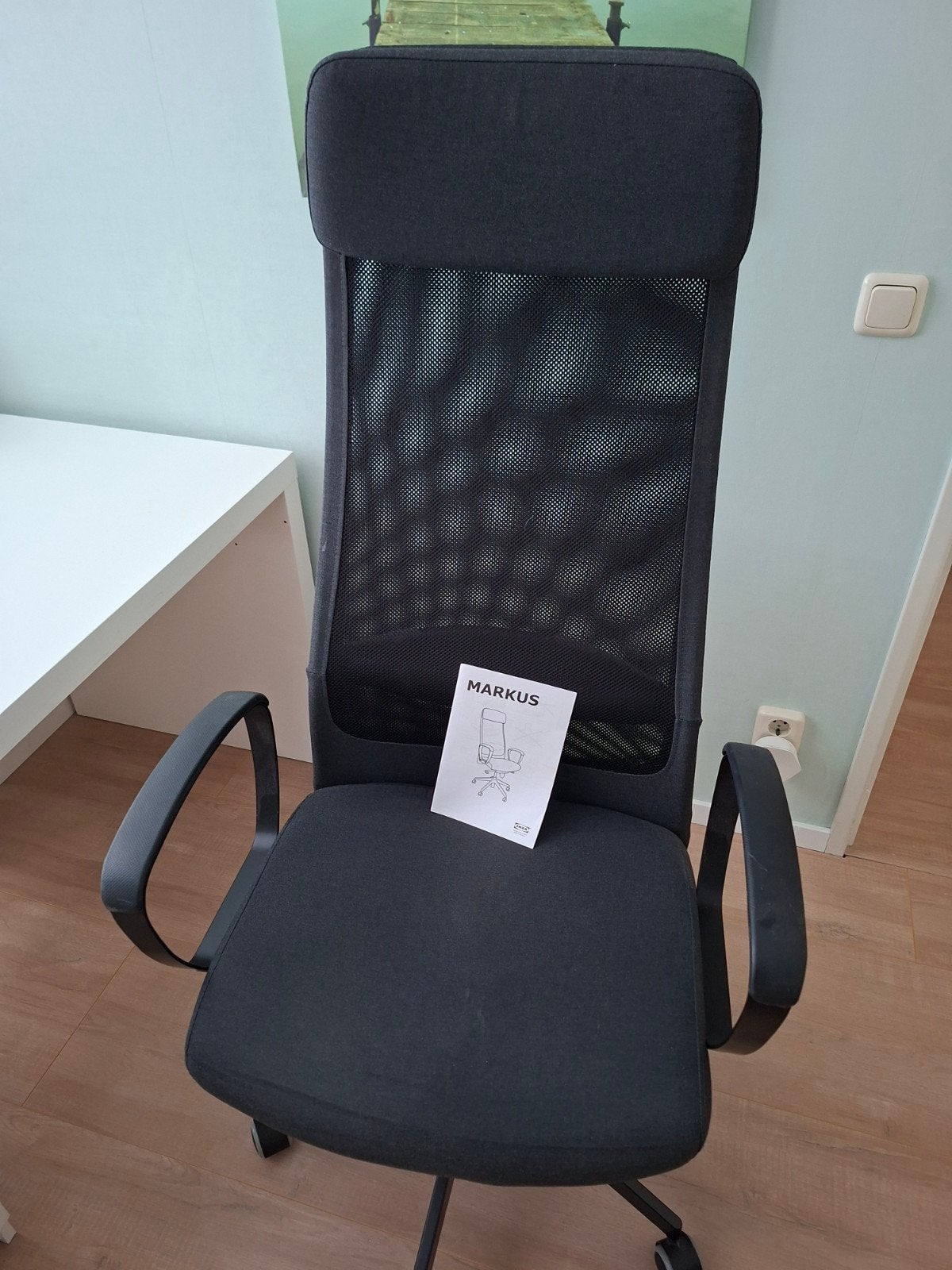 bureaustoel Markus Ikea, Huis en Inrichting, Bureaustoelen, Ophalen, Gebruikt, Zwart, Bureaustoel