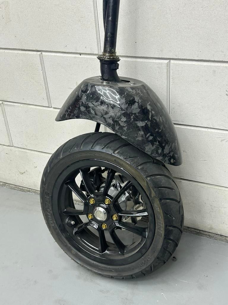 Zip sp vork carbon en vespa velg polini wave schijf, Ophalen of Verzenden
