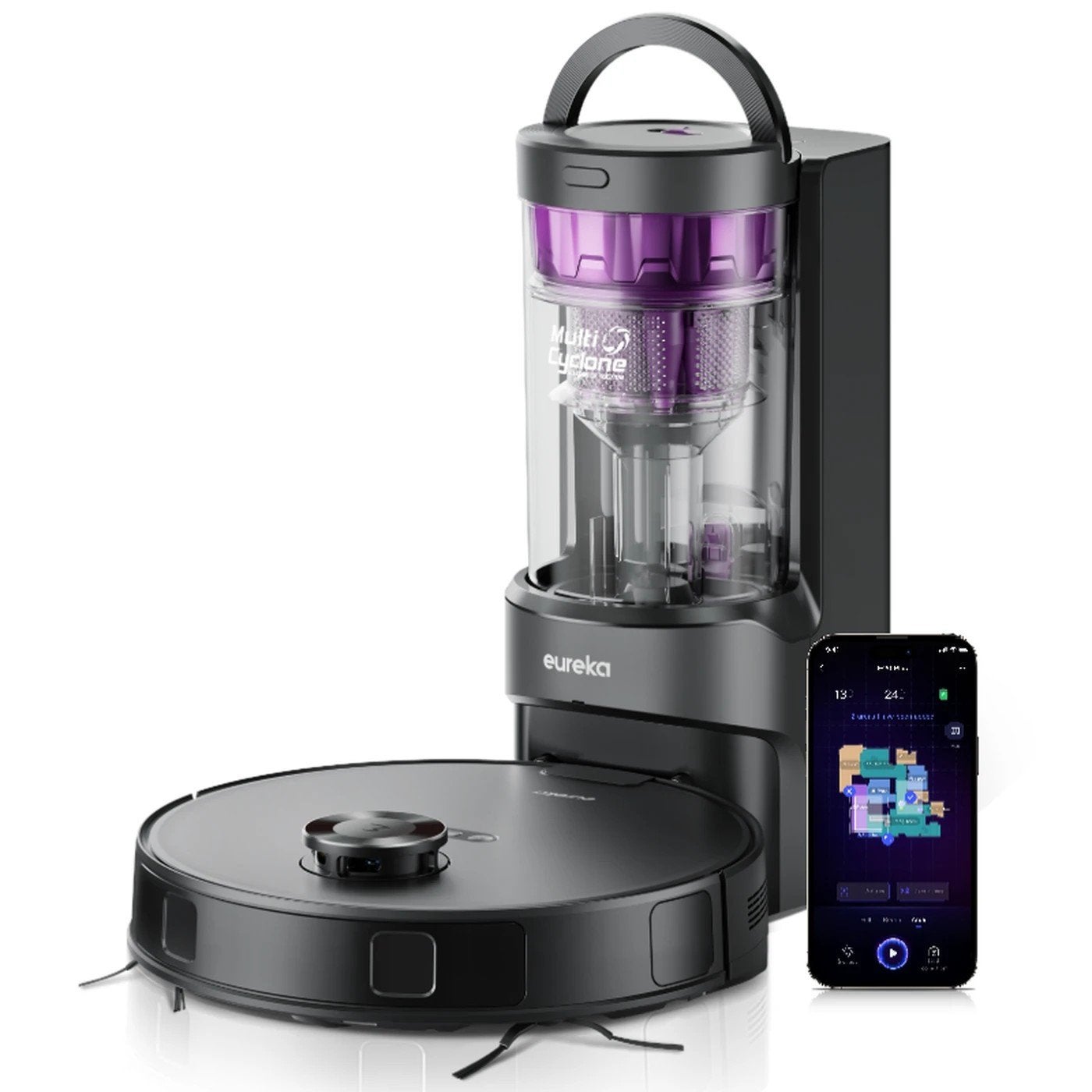 Eureka E20 Plus Robotstofzuiger – 8000 Pa | Zelflegend, Witgoed en Apparatuur, Overige merken, Nieuw, Ophalen of Verzenden, Robotstofzuiger