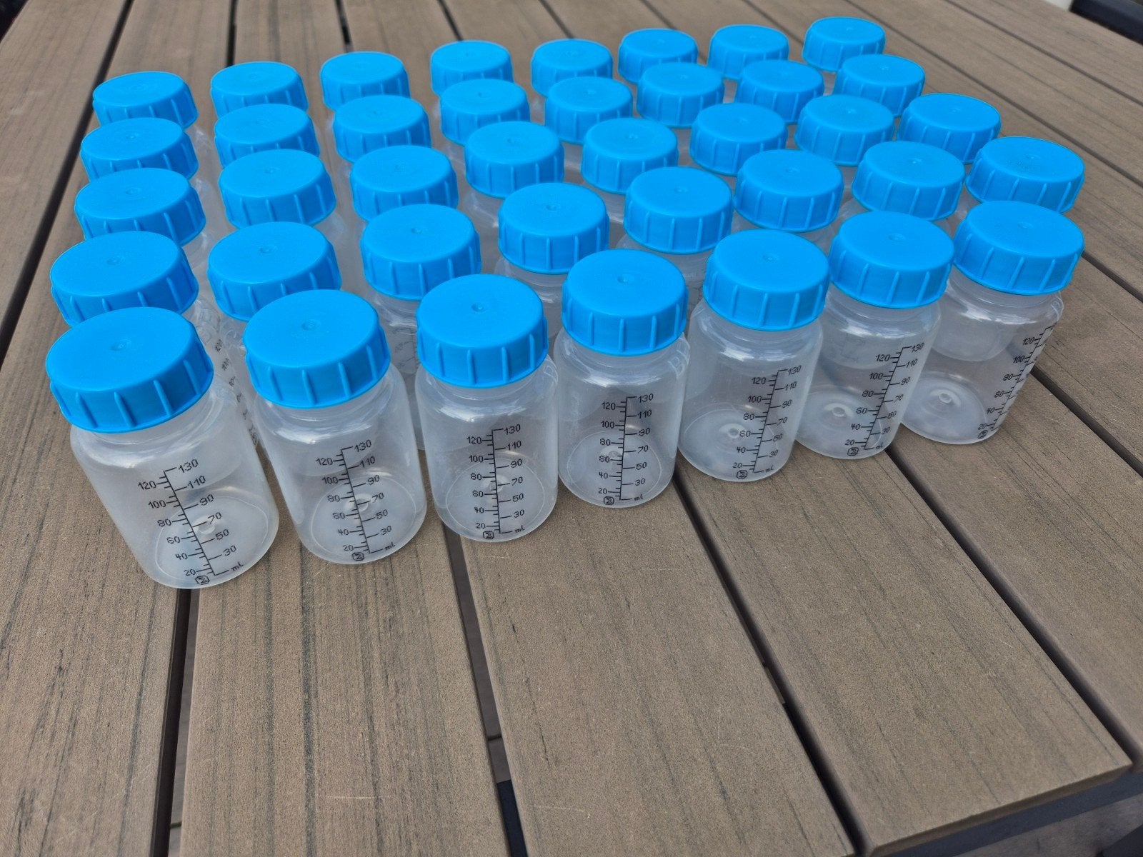 39 Beldico kolf flesjes 130ml  - ideaal voor moedermelk bewa, Kinderen en Baby's, Ophalen of Verzenden, Borstkolf