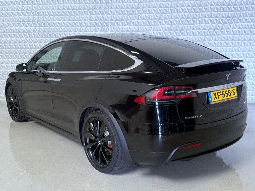 Tesla Model X 100D 6p. v/d 1E EIGENAAR! Inclusief BTW (2018), Gebruikt, 2433 kg, Zwart, Vierwielaandrijving