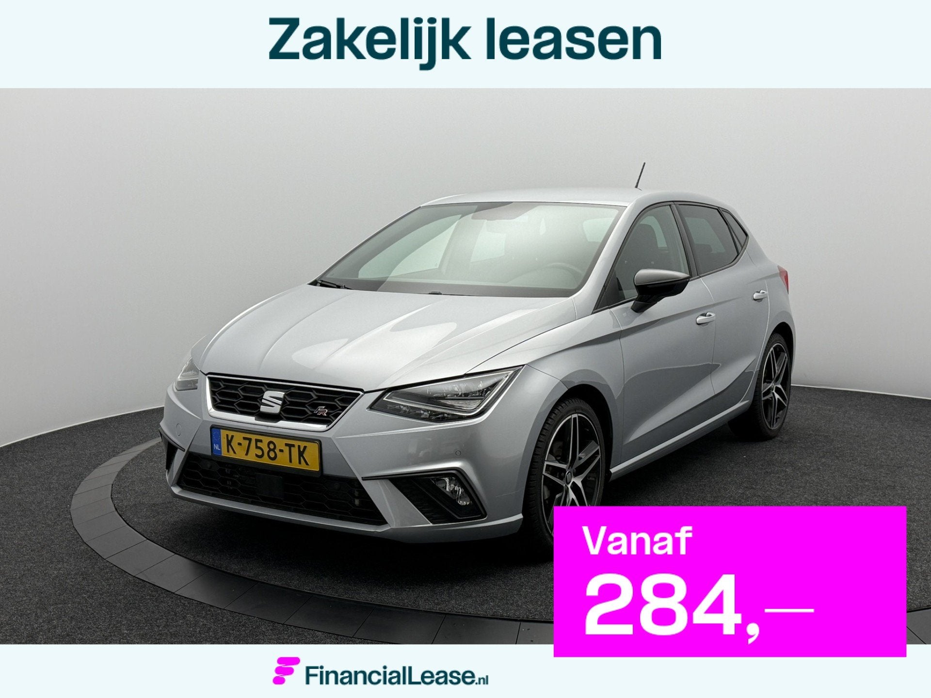 SEAT Ibiza 1.5 TSI 150PK FR Business Intense Plus | Automaat, 4 cilinders, 150 pk, Leder en Stof, Origineel Nederlands