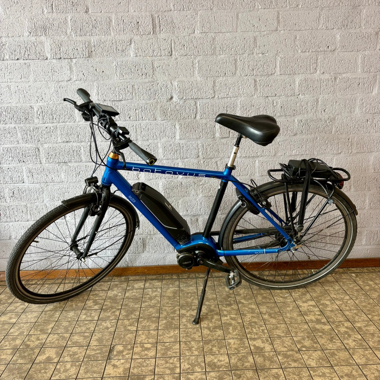 Batavus Razer elektrische fiets Heren 57 Inch, Gebruikt, Velgrem, Versnellingen, Batavus