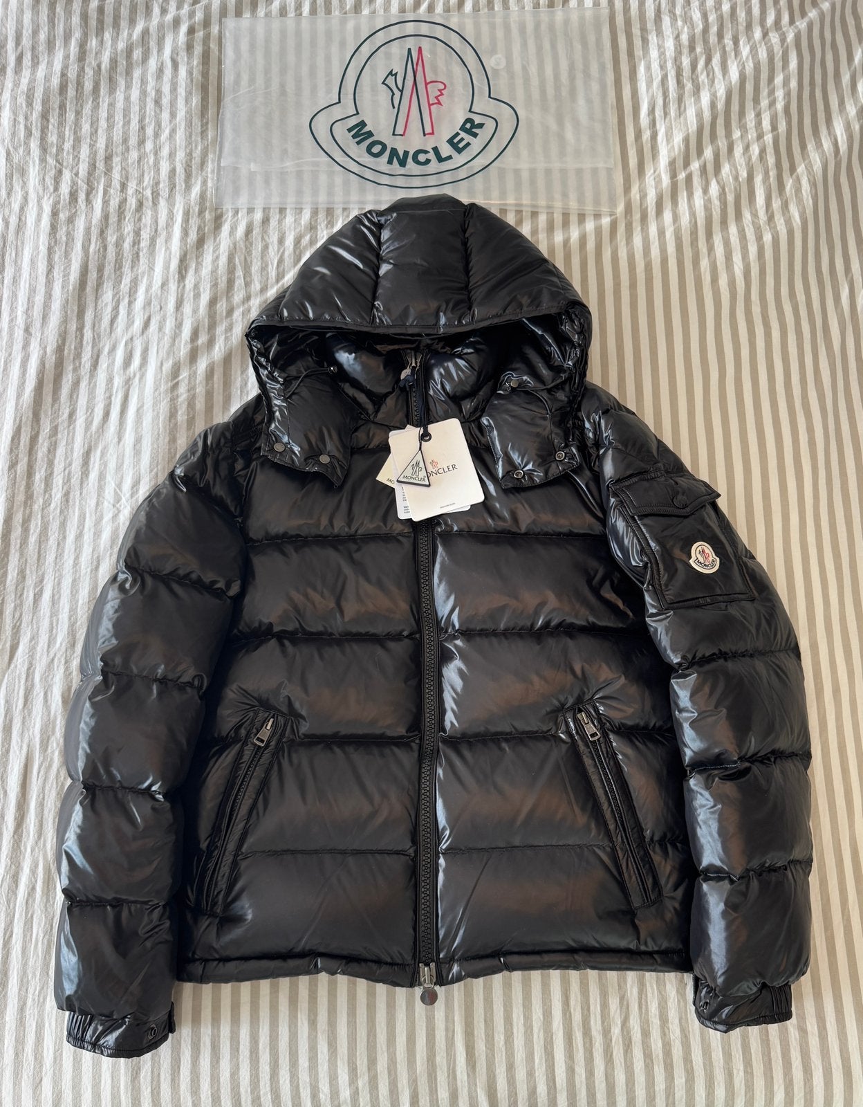 Moncler maya, Ophalen of Verzenden, Nieuw, Maat 48/50 (M), Zwart