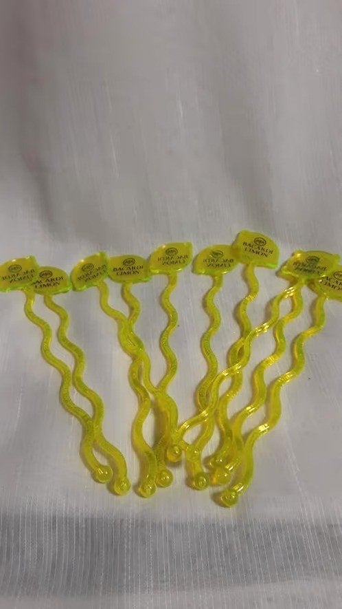 BACARDI LIMON roerstaafjes 10 stuks, Verzamelen, Ophalen of Verzenden, Zo goed als nieuw, Gebruiksvoorwerp