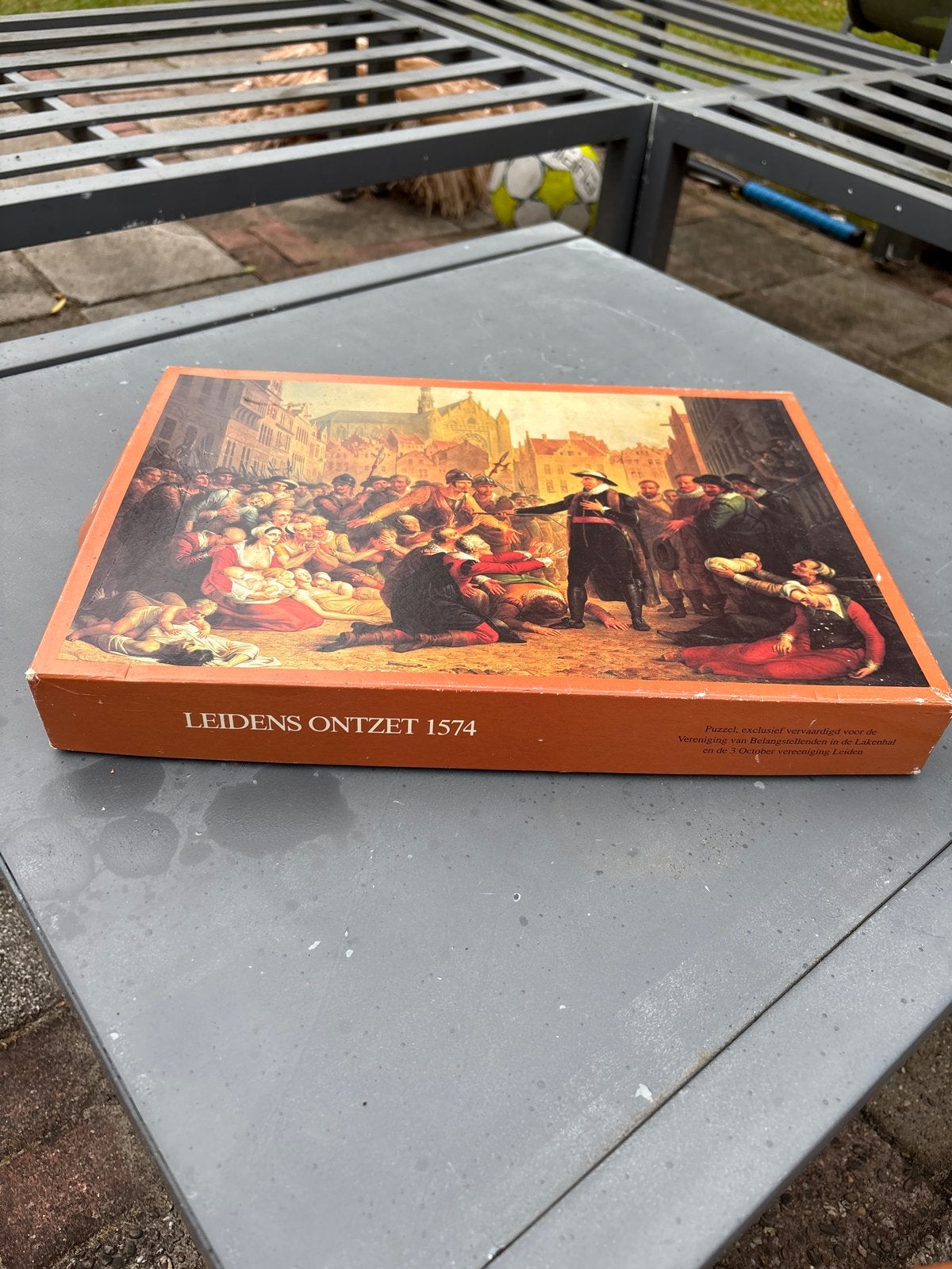 Legpuzzel Leidens Ontzet 1574 - 1000 stukjes, Hobby en Vrije tijd, Denksport en Puzzels, Ophalen, 500 t/m 1500 stukjes, Gebruikt