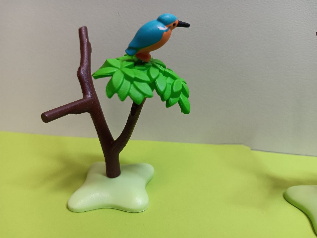 Playmobil Dieren Deco IJsvogel Onderdelen Poppetjes 1,45, Kinderen en Baby's, Verzenden, Gebruikt