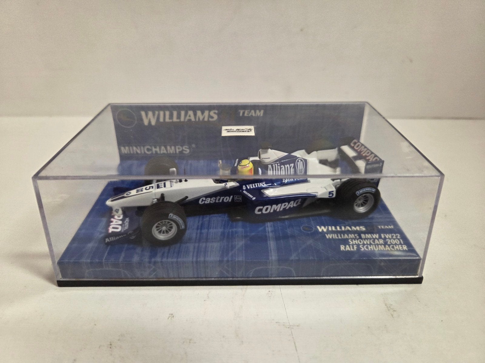 Minichamps Williams BMW showcar R Schumacher, Auto, ., Ophalen of Verzenden, Zo goed als nieuw