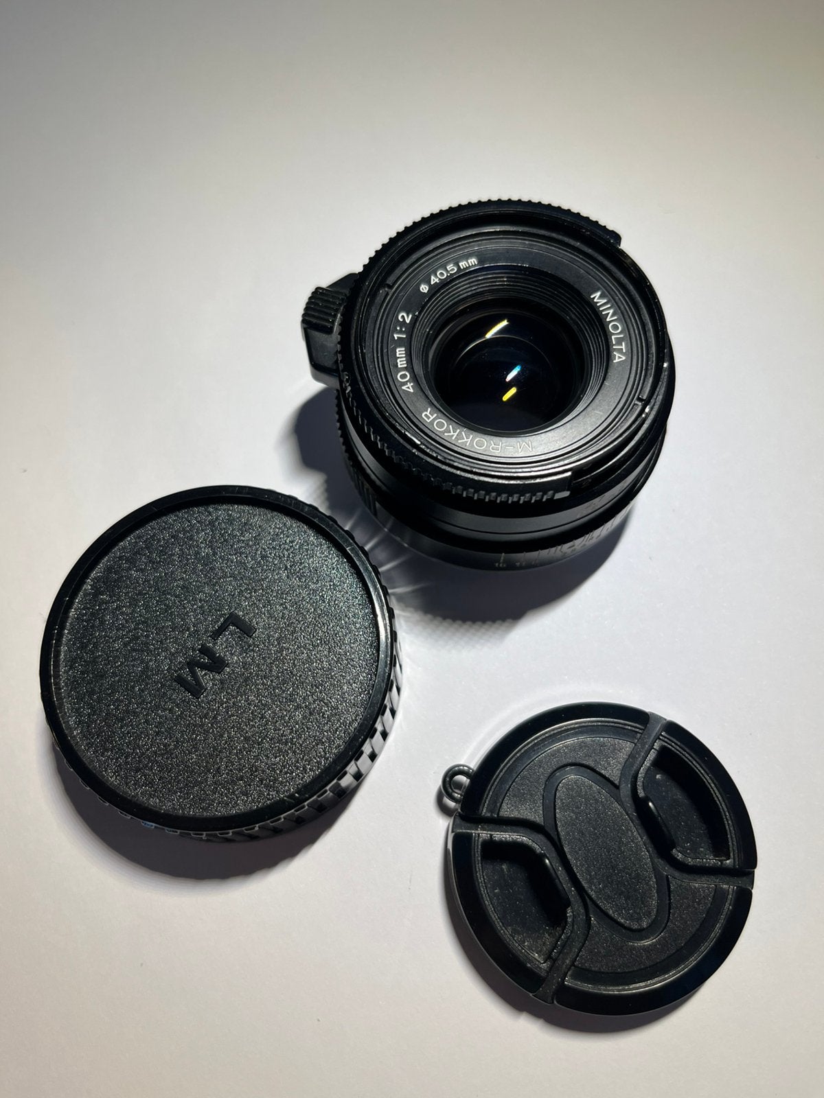Minolta M Rokkor 40mm f2 Leica M, Ophalen of Verzenden, Gebruikt