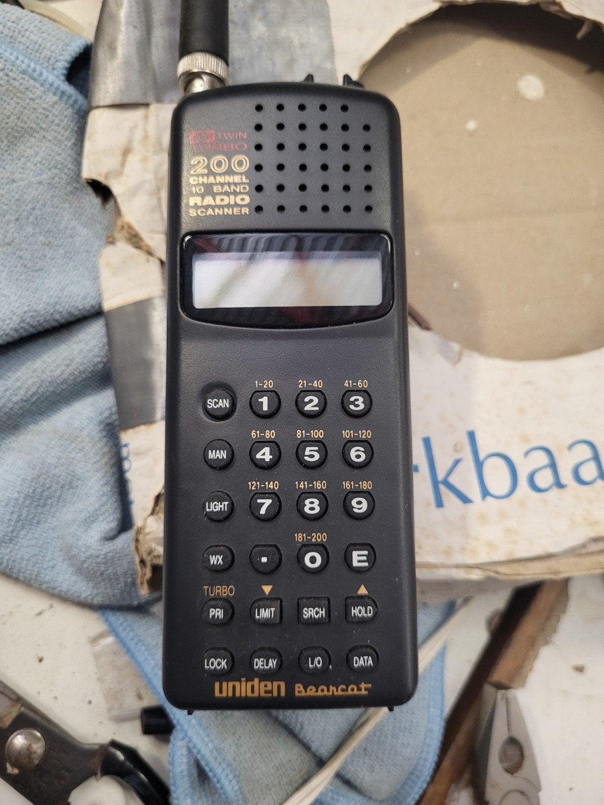 Uniden Bearcat 200-kanaals 10-bands scanner, Ophalen of Verzenden, Gebruikt, 30 tot 200 kanalen, Draagbaar