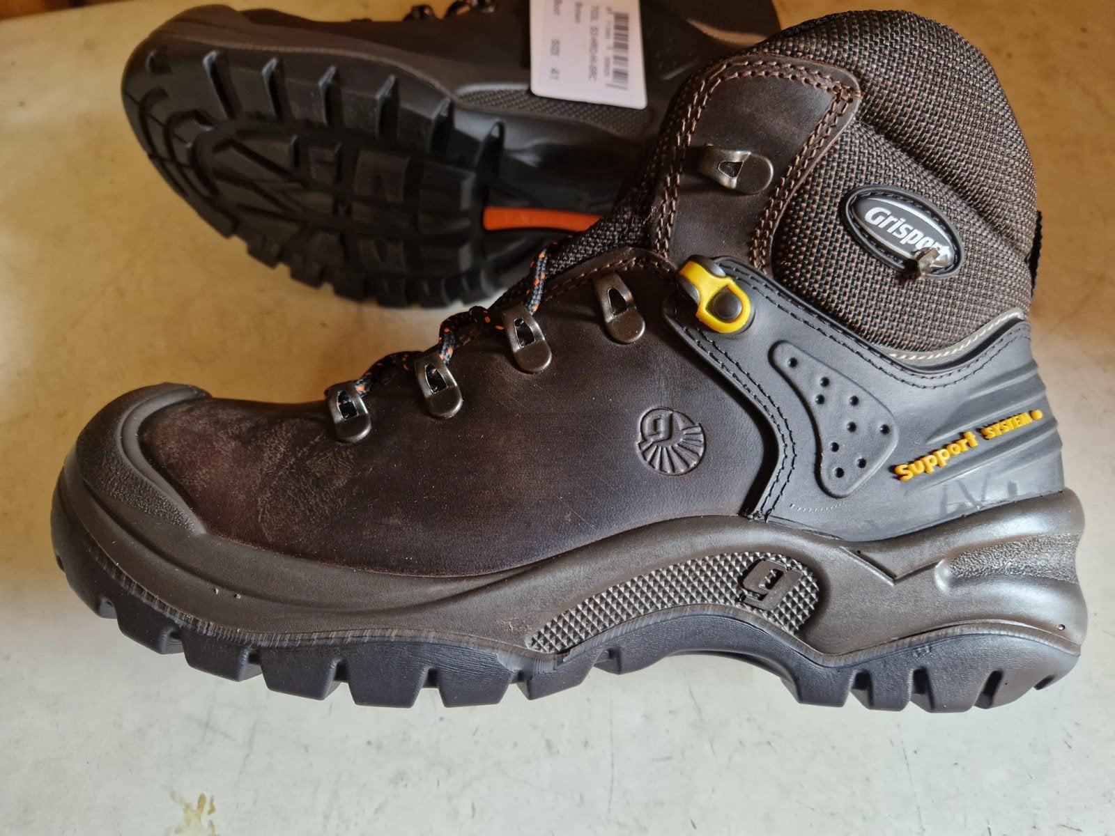 Grisport S3 HRO-HI-SRC Veiligheidslaarzen - Maat 41, Ophalen, Grisport, Bruin, Nieuw