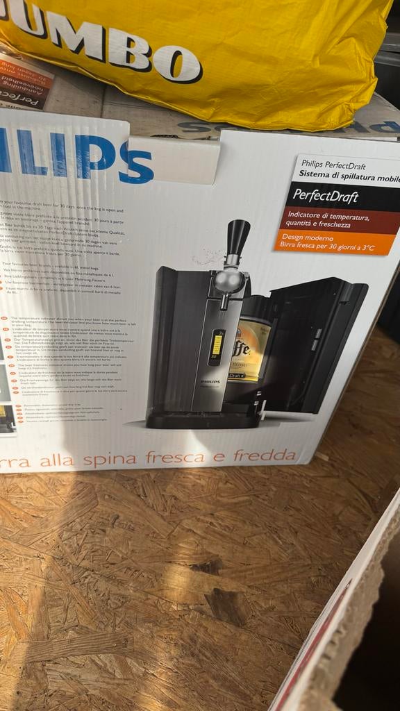 Nieuwe Philips PerfectDraft HD3720 biertap in doos, Ophalen of Verzenden, Zo goed als nieuw, Philips