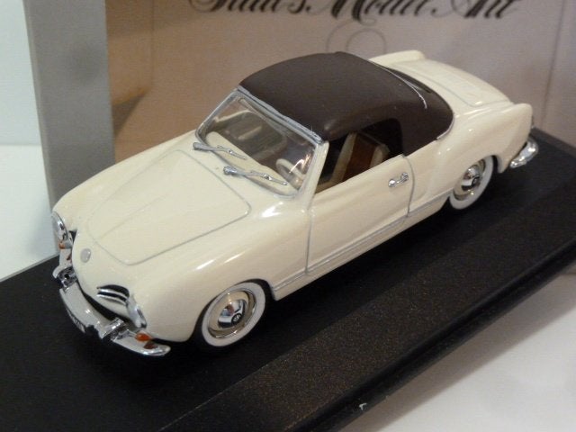 Minichamps Volkswagen Karmann Ghia Creme 1957 1:43 430005061, Ophalen of Verzenden, Nieuw, Auto, MiniChamps
