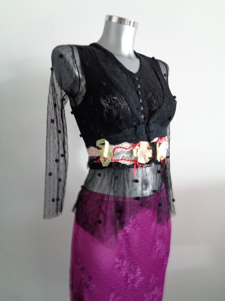 Jorando Italy zwart gehaakt vestje, (x)small, Nieuw, kaartje, Kleding | Dames, Ophalen of Verzenden, Nieuw, Maat 36 (S), Zwart