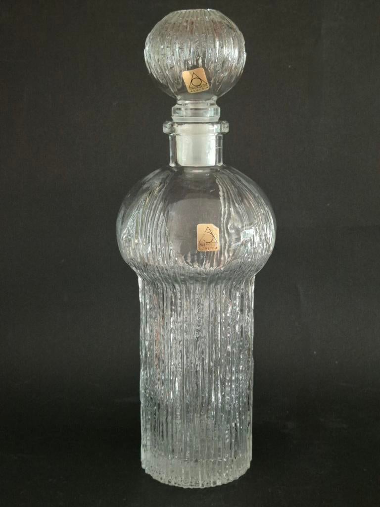 Karaf Oberglas Austria, Antiek en Kunst, Antiek | Glas en Kristal, Ophalen of Verzenden